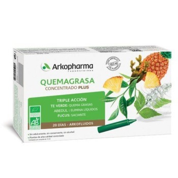 Comprar Arkopharma quema asa Concentrado Plus Ampollas al Mejor Precio | Quierofarma
