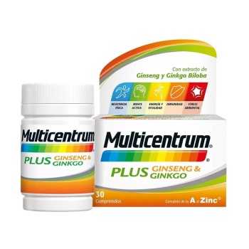 Comprar Multicentrum Plus Ginseng Ginkgo al Mejor Precio | Quierofarma