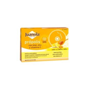 Comprar Juanola Própolis Sabor Miel y Limón pastillas al Mejor Precio | Quierofarma