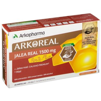 Comprar Arkoreal Jalea Real Forte Plus Ampollas al Mejor Precio | Quierofarma