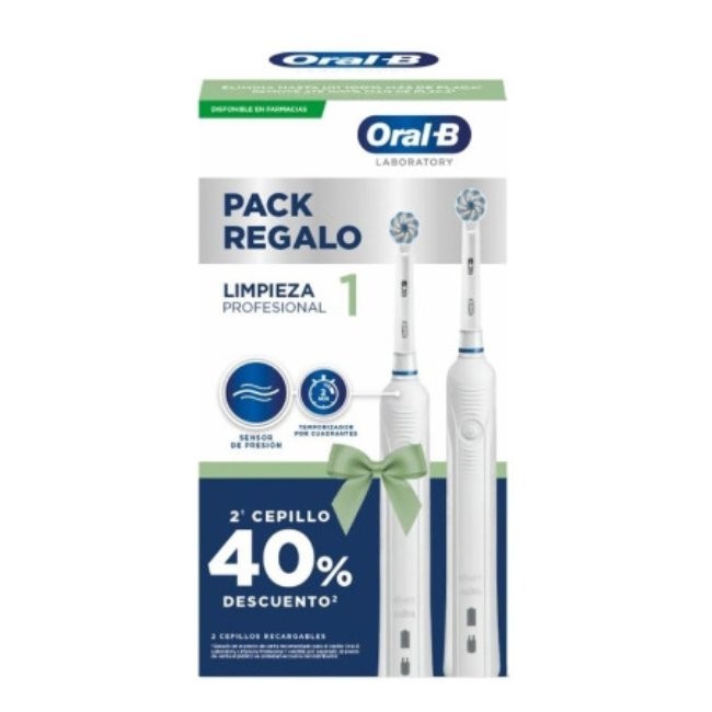 Comprar OralB Pack Cepillos Eléctricos Limpieza Profesional al