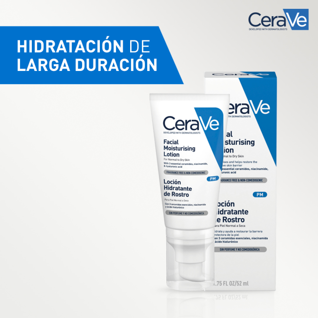 Comprar Cerave Loción Hidratante De Rostro Piel Normal al Mejor Precio | Quierofarma