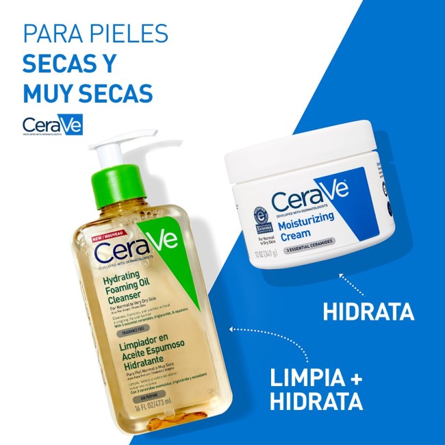 Comprar CeraVe Limpiador Aceite Espumoso Hidratante al Mejor Precio | Quierofarma