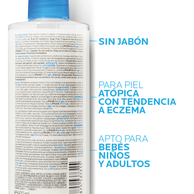 Comprar Lipikar Syndet Ap La Roche Possay al Mejor Precio | Quierofarma
