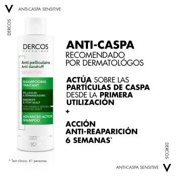 Comprar Dercos Champu Anticaspa Sensitive Sin Sulfatos al Mejor Precio | Quierofarma 2