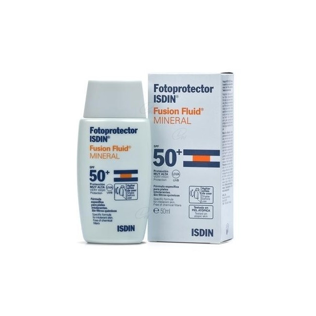 FOTOPROTECTOR ISDIN SPF50 FUSION FLUID MINERAL 50 ML