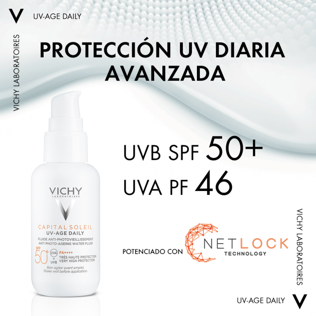 Comprar Capital Soleil Fotoprotector UV AGE Daily Water Fluid Antifotoenvejecimiento al Mejor Precio | Quierofarma