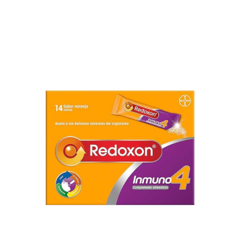 Redoxon Inmuno4 14 sobres sabor naranja