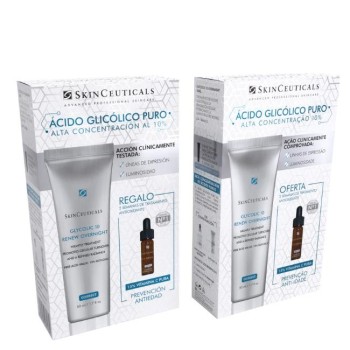 SkinCeuticals Kit Glycolic 10 Overnight Renew 50ml + Regalo CE Ferulic o Phloretin 4 ml