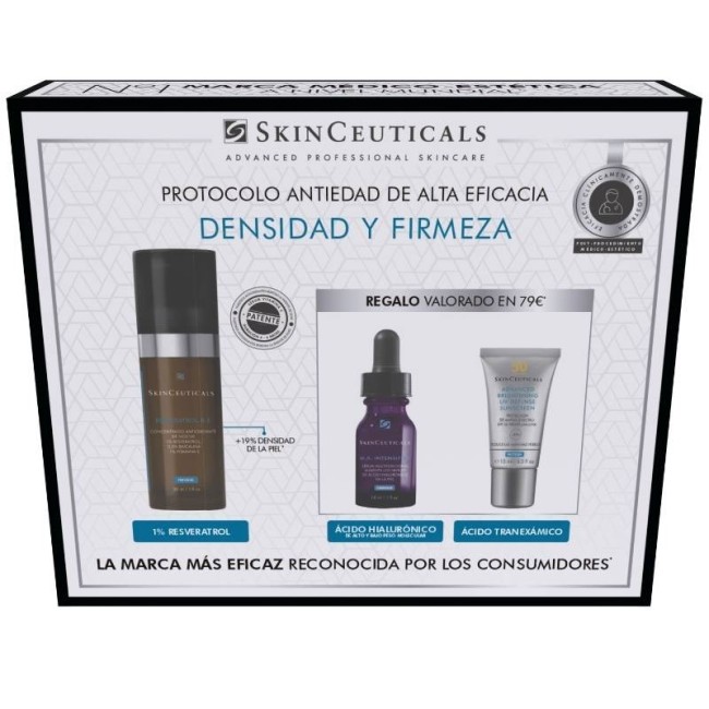 Pack Skinceuticals Resveratrol B E Protocolo Densidad y Firmeza