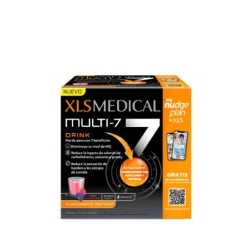 Comprar XLS Medical Multi-7 Drink Sabor Frutos Rojos 60 sobres  al Mejor Precio | Quierofarma)