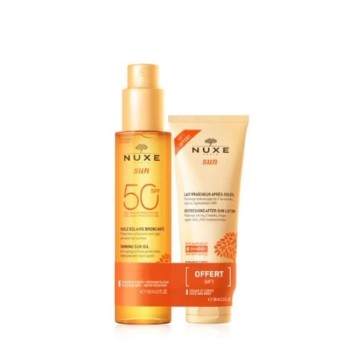 Comprar Nuxe Sun Aceite Bronceador SPF 50+ Leche Refrescante After Sun 100ml DE REGALO al Mejor Precio | Quierofarma