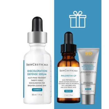 SkinCeuticals Discoloration Defense 30ml + Phloretin CF 15 ml + Advanced Brightening