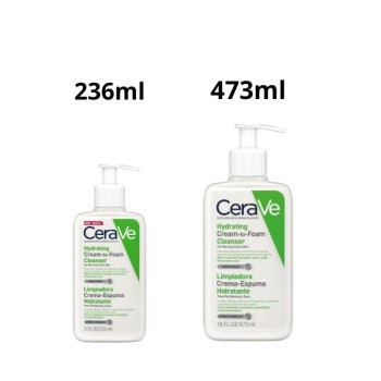 Comprar CeraVe Limpiadora Crema-Espuma Hidratante al Mejor Precio | Quierofarma