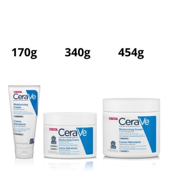 CeraVe Crema Hidratante (Disponible 170g, 340g y 454g)