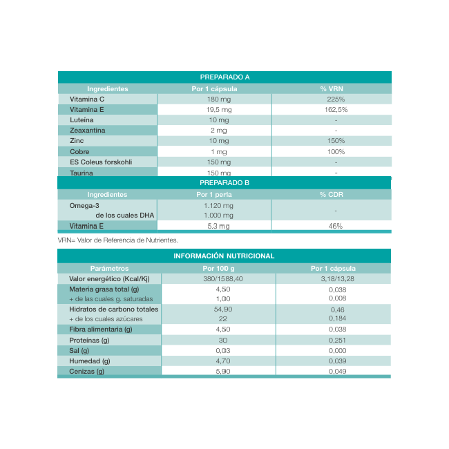 Comprar NuaDHA Visión al Mejor Precio | Quierofarma
