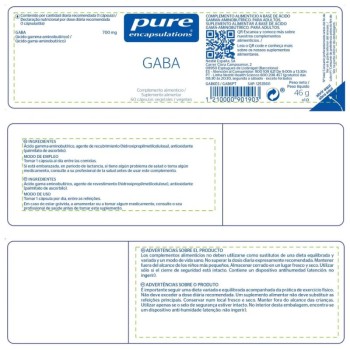 Comprar Pure Encapsulations GABA al Mejor Precio | Quierofarma