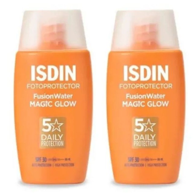 Promocion Isdin Fusion Water Magic Glow 2x50ml| Quierofarma