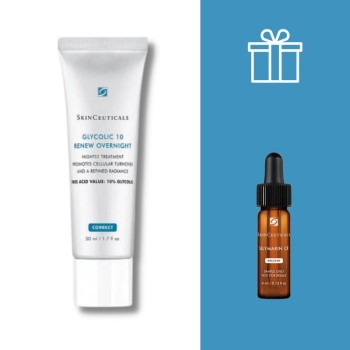 SkinCeuticals Kit Glycolic 10 Overnight Renew 50ml + Regalo CE Ferulic o Phloretin 4 ml