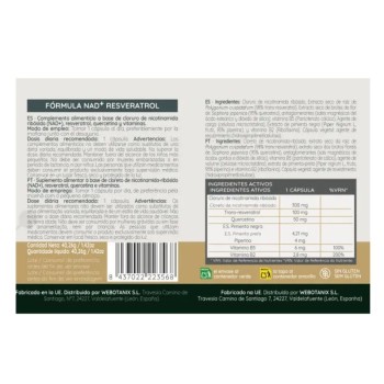 Comprar Webotanix NAD+ Trans Resveratrol al Mejor Precio | Quierofarma 2