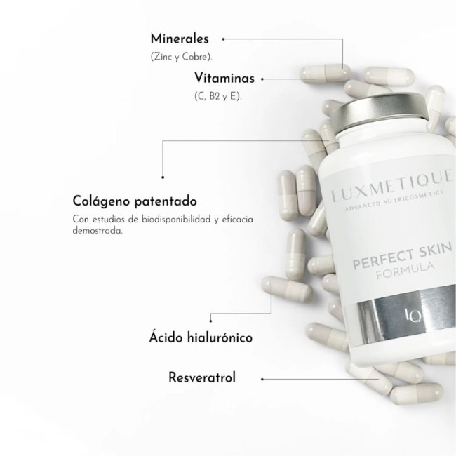 Comprar Luxmetique Fórmula Piel Perfecta al Mejor Precio | Quierofarma