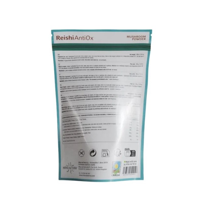 Comprar Reishi AntiOx Hifas da Terra al Mejor Precio | Quierofarma