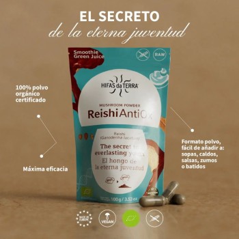 Comprar Reishi AntiOx Hifas da Terra al Mejor Precio | Quierofarma