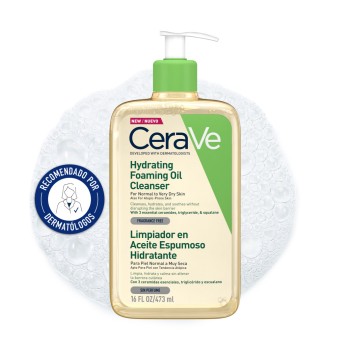 Comprar CeraVe Limpiador Aceite Espumoso Hidratante al Mejor Precio | Quierofarma
