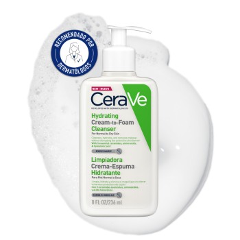 Comprar CeraVe Limpiadora Crema-Espuma Hidratante al Mejor Precio | Quierofarma 2