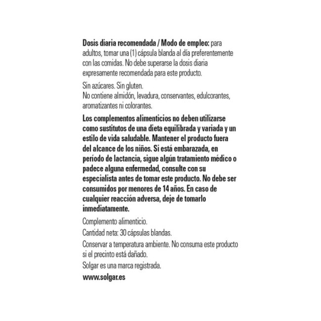 Comprar Solgar Astaxantina 5mg al Mejor Precio | Quierofarma