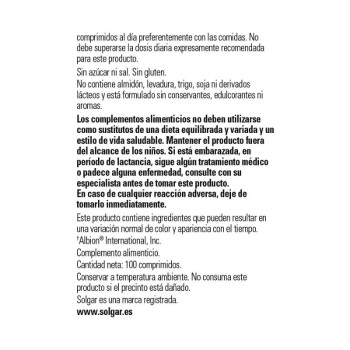 Comprar Solgar Magnesio Quelado al Mejor Precio | Quierofarma